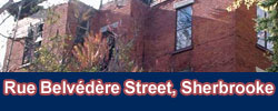 Maison br�l�e, Sherbrooke,QC